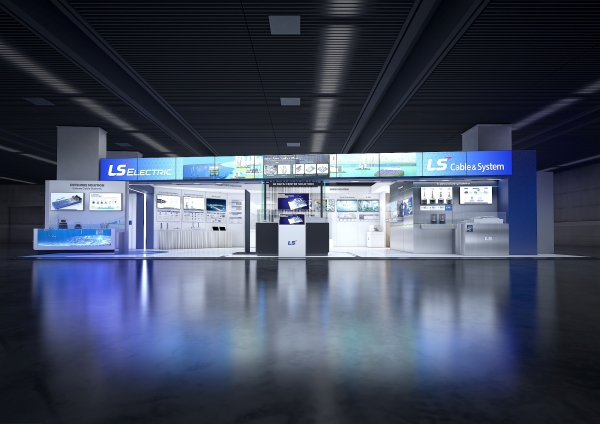 LS Electric's CIGRE 2026 booth aerial view, provided by LS Electric.