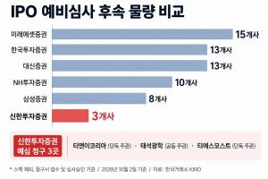 신한투자증권 IPO 인수실적 87%↓...후속 물량도 3곳뿐, 경쟁사 절반 이... - 뉴스 썸네일 이미지